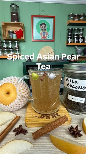 Spiced Asian Pear Tea 🍐🫖 | Mintybongwater