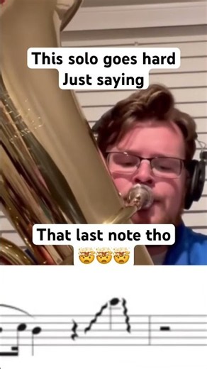 This tuba solo goes HARD 🤯 #shorts