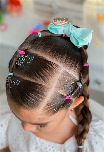 Penteado infantil fácil 🎀🌸 Gostou ? Já salva! . . . . . . #penteadoinfantil #maedemenina #penteadofacil #maternidade #tutorialdepenteado