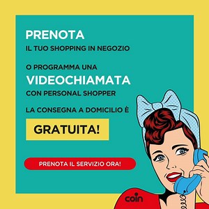 32 reactions · 8 comments | Change the rules. Da Coin puoi prenotare la tua shopping experience in negozio. E non solo: programma la videochiamata con un personal shopper, che ti assisterà su tutti i tuoi acquisti. E la consegna a casa è gratuita in tutta Italia! bit.ly/Prenota_il_tuo_shopping_ | coin | Facebook
