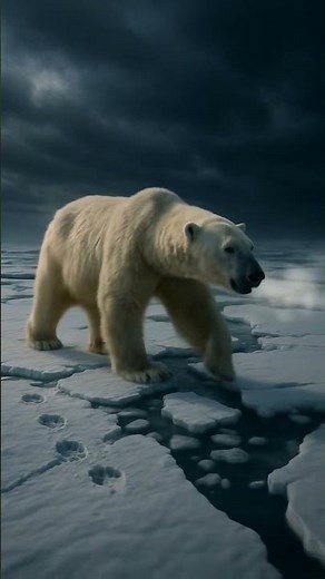 When a polar bear starts starving, the Arctic falls silent