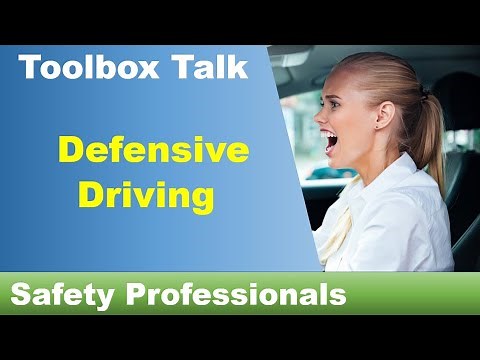 Defensive Driving - Toolbox Talk - safety training