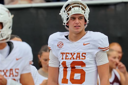 Texas QB Arch Manning practices, but remains in concussion protocol ahead of showdown with No. 9 Vanderbilt