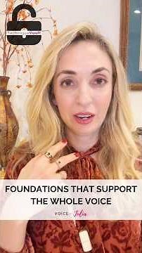 Foundations that Support the Whole Voice #vocaltechnique #singingtechnique #vocalhealth