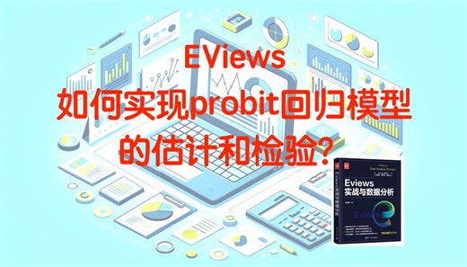 EViews 如何实现probit回归模型的估计和检验？