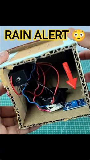 One Drop = Full System ON 😳⚡ #tech #diy #sensor #project