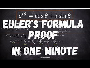 Euler's Formula proof in ONE MINUTE