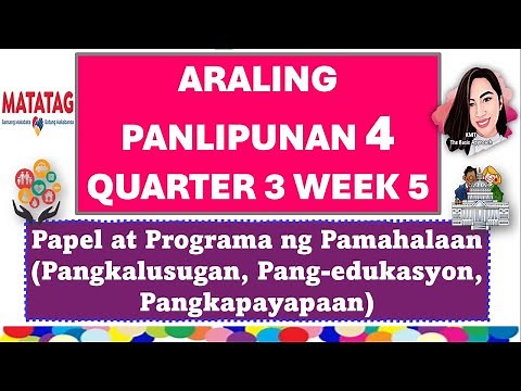 ARALING PANLIPUNAN 4 QUARTER 3 WEEK 5 MATATAG CURRICULUM #aralingpanlipunan4quarter3week5