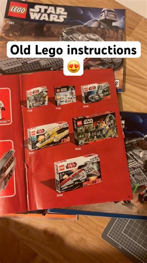 New vs old Lego instructions #lego #legostarwars