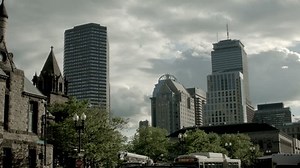 boston back bay buildings viewed from boylston street