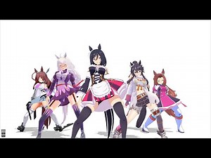【ウマ娘MMD】ウマ娘5人で『gentleman』踊ってみた。