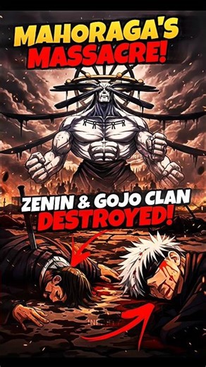 Mahoraga Can Defeat Gojo?! Sukuna’s Strongest Shikigami 😈 #anime #shorts #short #gojo #jujutsukaisen
