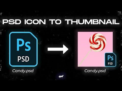Turn Photoshop Icons to Thumbnails | Preview PSD Files
