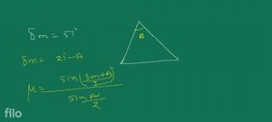 EXAMPLE 100. A prism is found to give a minimum deviation of 51... | Filo