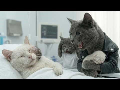 A Stray Cat Held On with Her Last Strength… Just to Give Birth and Hug Her Kitten 💔🐾 | Cat Story