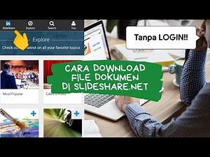 Cara Download File Di Slideshare Tanpa Login