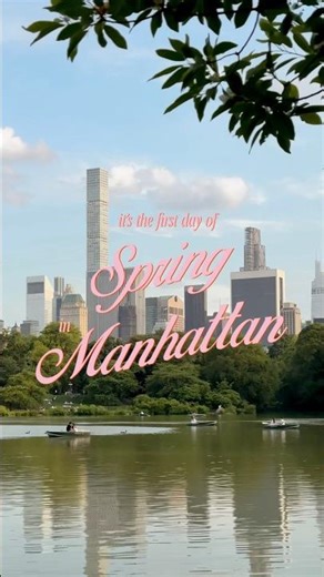 SPRING IN NEW YORK IS HERE!!!! 🤩