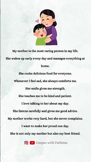 Easy English paragraph reading #learnenglish