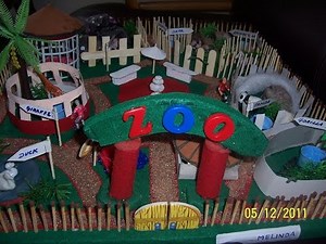 How to Make a Miniature Zoo Model | Easy School Project for Kids #zoomodel #schoolproject #diycraft