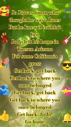 get back -the Beatles -lirics #classicrock #music #oldies #song #thebeatles #lyrics