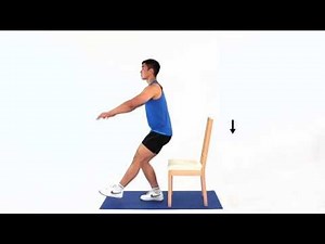 Single leg sit-down squat