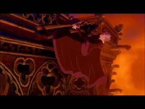 La morte di Frollo/Denethor {Il Gobbo di Notre Dame/Il Signore degli Anelli - Il Ritorno del Re}