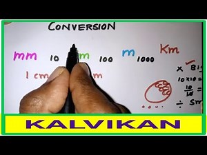 Measurements Conversion in Tamil / Kalvikan