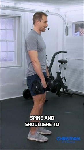 Get Stronger Glutes, Hamstrings and Low Back — Easy DB Deadlift for Newbies! 🍑