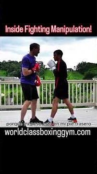Most fighters think inside fighting is about strength. It isn’t It’s about manipulation. 🥊 #boxing