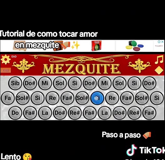 Tutorial de Amor en Acordeón Mezquite