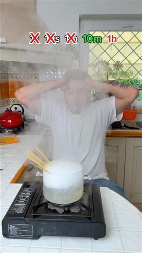 We cook SPAGHETTI for ONE HOUR