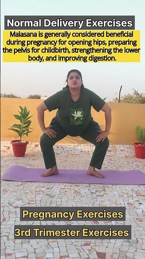 Exercises for Normal Delivery | 3rd Trimester Exercises | Pregnancy Exercises
