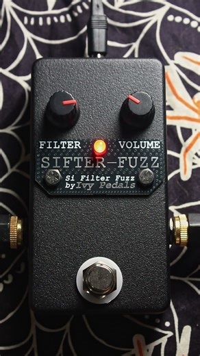 Ivy Pedals Sifter Fuzz - Silicon Fuzz + LPF #PedalDemo 1/2 #guitarpedals #effectspedals #fuzz #pedal