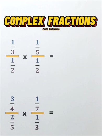 Try this Complex Fractions ‼️‼️‼️ #Math #basicmath #akositeachergon #mathteachergon #mathmadeeasy #mathhacks #MathTutorials #fractionhacks | Math Tutorials