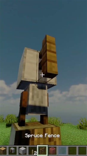 Water Spout Minecraft Build Tutorial #minecraft #minecraftbuilding#minecrafttutorial#minecraftshorts