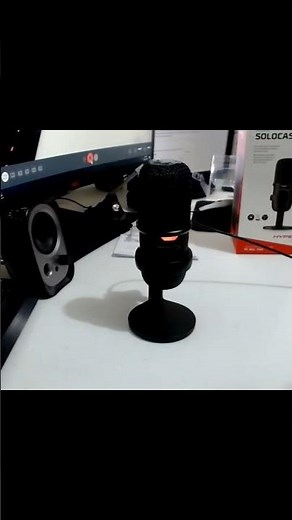 HyperX Solocast Mic Test with Krisp Noise Cancellation App #microphone #hyperx #solocast