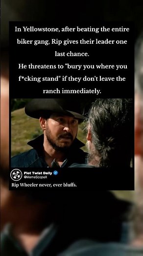 When Rip Wheeler Destroyed An Entire Biker Gang #Yellowstone #RipWheeler #YellowstoneTV #Peacock