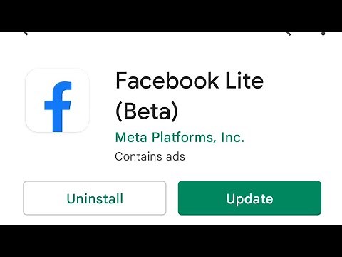 How To Update Facebook Lite From Playstore