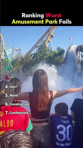 Ranking the Worst Amusement Park Fails 😭💀🥀