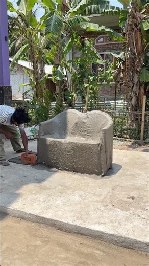 Plastic Chairs and Jute cement DIY #shorts #Cementcrafts #Hacks #DIY #viral