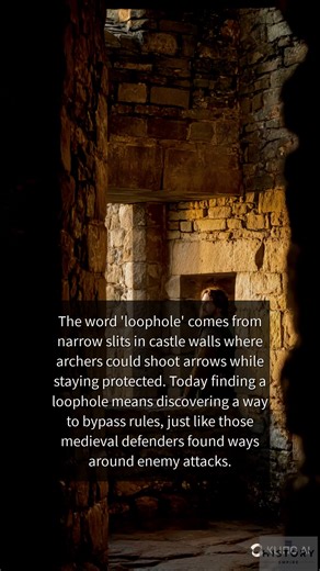 In medieval times a castle was the ultimate investment in security a fortress designed to protect property wealth and control over trade. The development of these strongholds required constant innovation and a key piece of technology was the creation of narrow vertical slits in stone walls the original loopholes allowing for defense. From this position of luxury an archer had a supreme opportunity. These openings provided a clear but protected view of any threat turning the wall from a barrier i