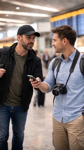 Travode on Instagram: "He just needed a quick call. That’s all it took. Busy airports make us trust strangers more than we should. A polite traveller. A missing wife or friend. A dead phone battery. You dial the number yourself. You hand over your phone for just a few seconds. They tap the screen once… and hand it back. Nothing looks wrong. No phone stolen. No argument. No suspicion. But that single tap can install a malicious app or grant access silently. The damage doesn’t happen immediately —