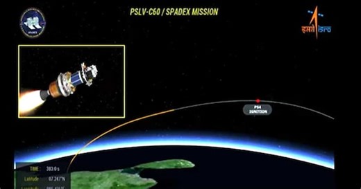 ISRO Successfully Launches SpaDeX Mission For "In-Space Docking" |