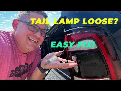 Easy Fix for Loose Tail Lamp on Ram Trucks, 2019+