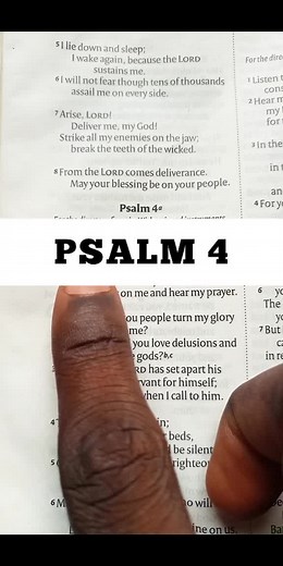 PSALM 4 #psalm #scripture #bible #foryou #WordofGod #christian #christianlove #christiantiktok #peace #faith #praise #fyp #love #dailyscripturereading #wise #wisewords #shorts