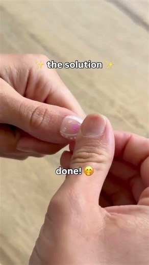 Nails too big or too small? Just follow these steps 💅💖✨