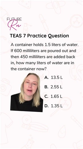 TEAS 7 Practice Question #teas7 #atiteas