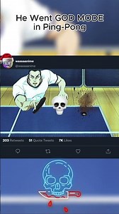 He Hit the Ping Pong Ball SO Hard It Broke the Table 😳🔥