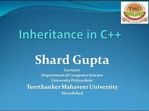 Inheritance in C++|Base & Derived Classes|Accessing Base Class |Visibility Mode|Types of Inheritance