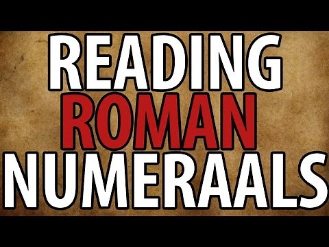 How to Read Roman Numerals - The Easy Way!